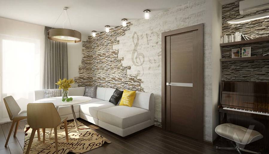 Дизайн двухкомнатной квартиры: идеи для интерьера и фото ремонтов